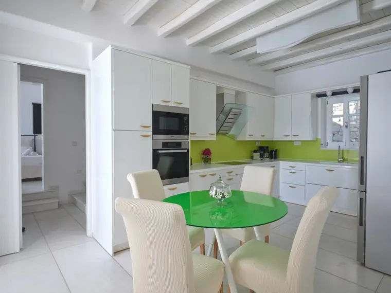 Fully equipped white Miele kitchen